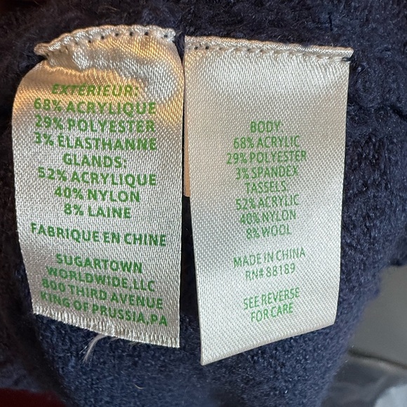 Lilly Pulitzer Women's Sz S Oversized Fringe Lewiston Open Cardigan Dusky Blue - Picture 5 of 6